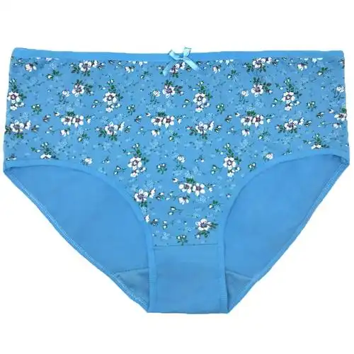 云梦妮全棉印花女士内裤 性感舒适大码妈咪裤 货源外贸女短裤批发