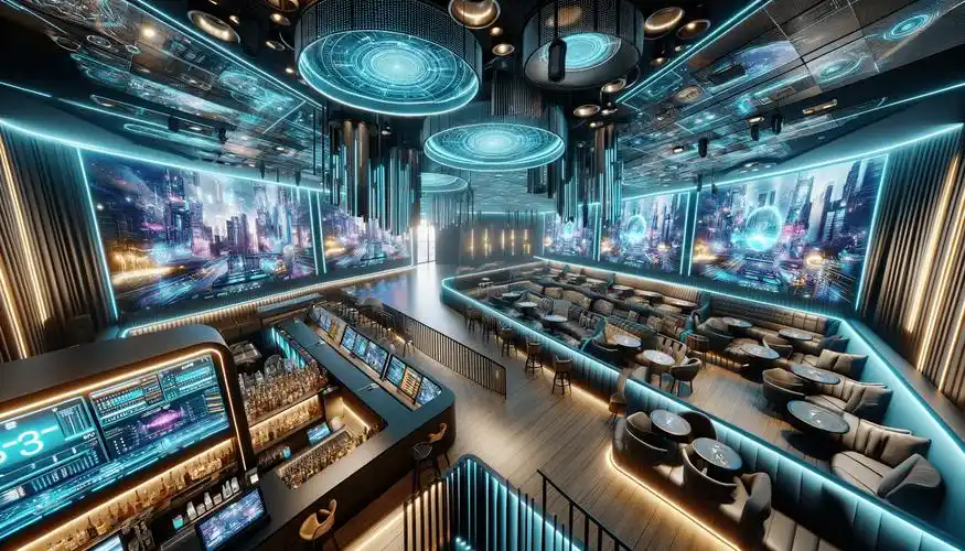 "在这里,每一刻都是你的舞台,巨嗨点歌系统,点亮你的夜生活!