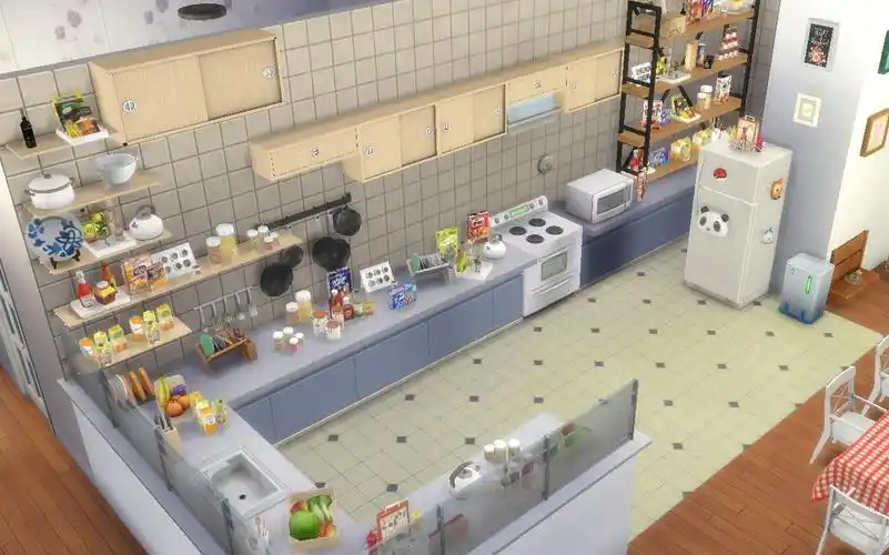 模拟人生4 速建 家有儿女房子内构造