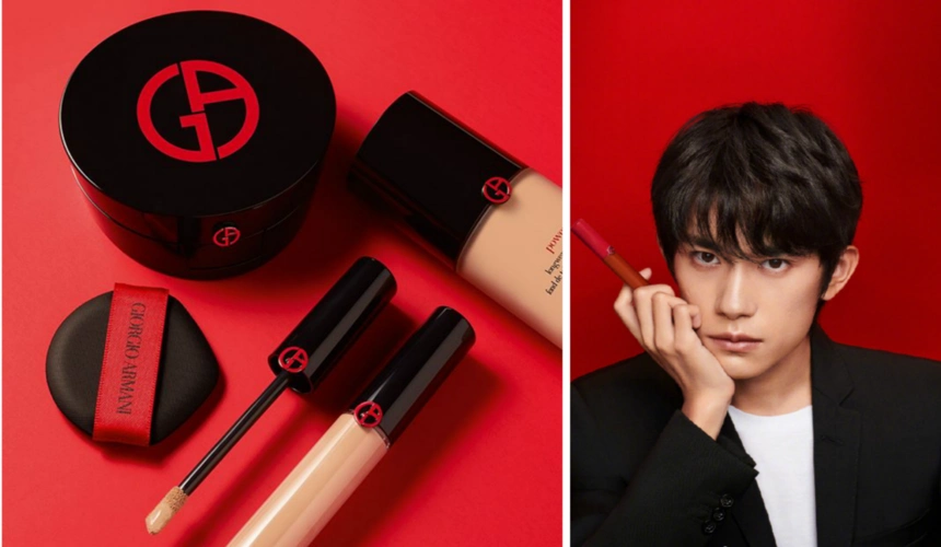 armani:烂番茄色的口红王者,粉底选她不会错 自从今年四字弟弟代言