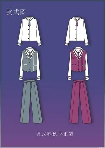 班服设计校服设计图-童装设计-服装设计