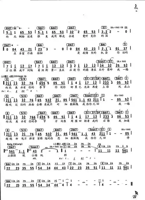 一路向北歌词作词:方文山 作曲:周杰伦演唱:周杰伦后视镜里的世界越来