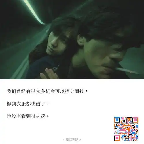 王家卫电影堕落天使经典台词截图公众号电影台词精选