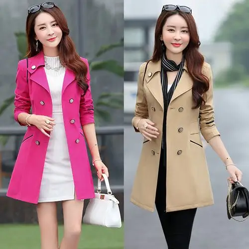 共125 件风衣女款修身外衣2018相关商品