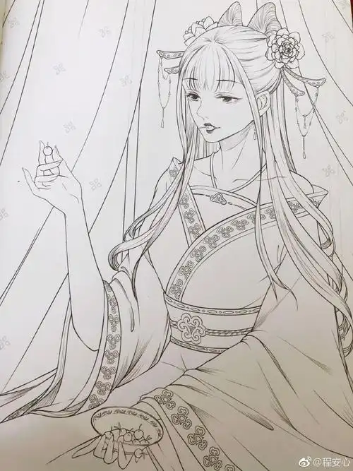 创意儿童画##古风