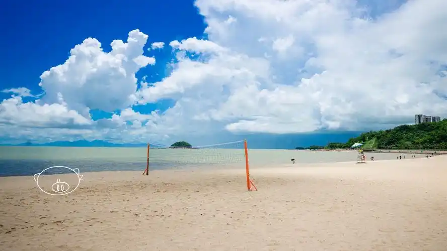 珠海|唐家湾,中大对面一个免费的沙滩,散散步不错