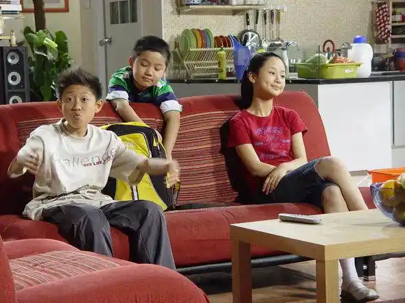 类似的还有情景剧《我爱我家》和《家有儿女》,回想一下背景中的笑声