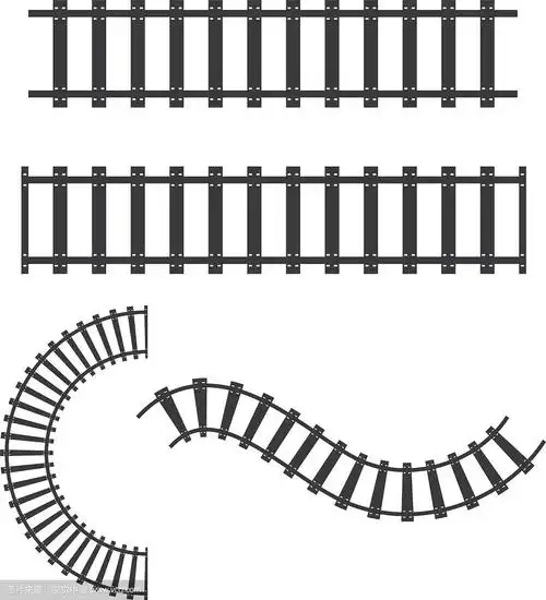 火车轨道图标设计