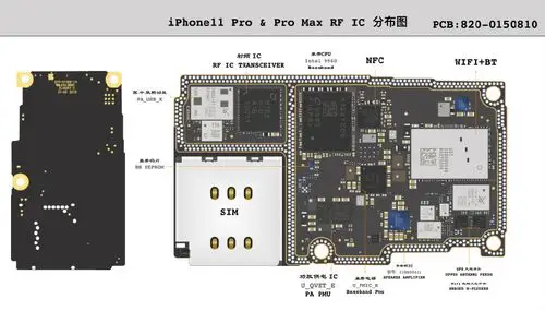苹果11主板上下层分布图超高清下载-iphone11主板图片pdf高清完整版