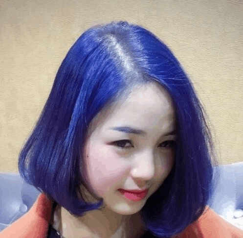 染蓝色头发怎么染?5个步骤教你diy染发