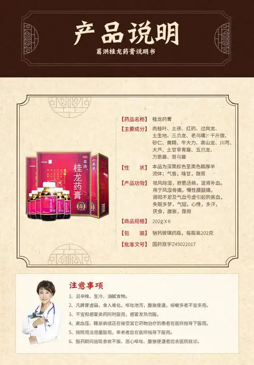 葛洪 桂龙药膏 202g*6瓶0125