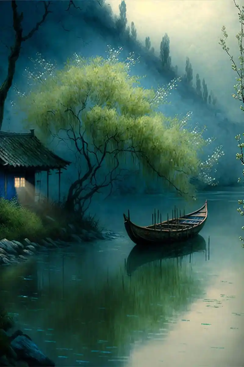 梦回江南烟雨中,江南水乡风景