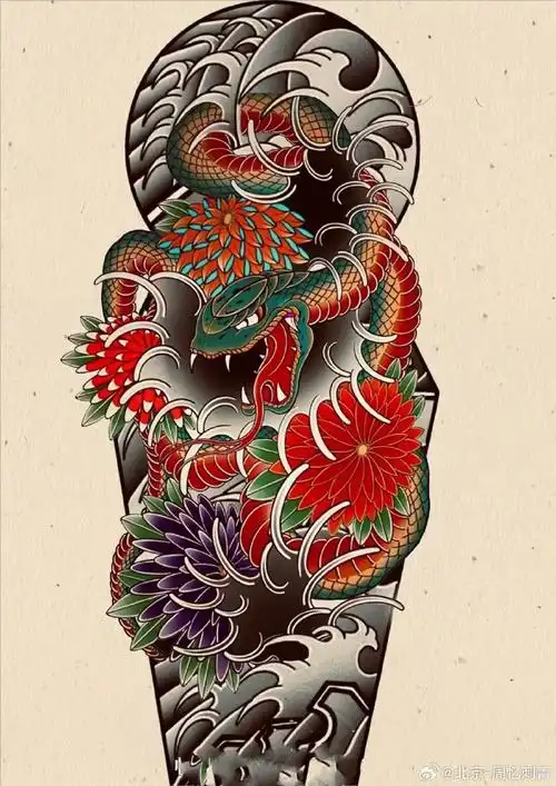 #纹身分享##纹身设计##北京纹身店##纹身素材分享#
