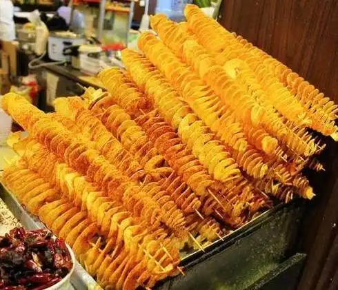 摆摊卖什么小吃最简单薯塔