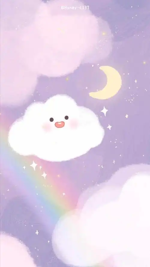 超可爱梦幻云朵天空手机壁纸