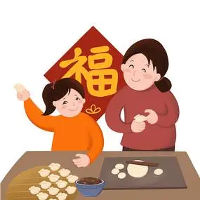 新年新春节日包饺子图片_手绘卡通设计图片_55张设计图片_红动中国