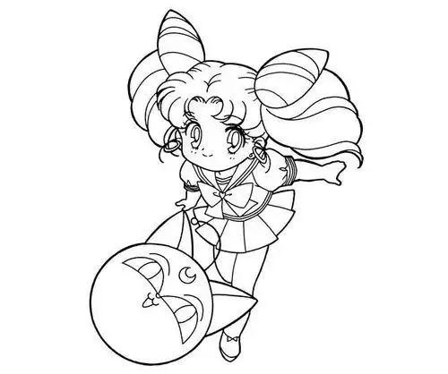 幼儿美少女简笔画