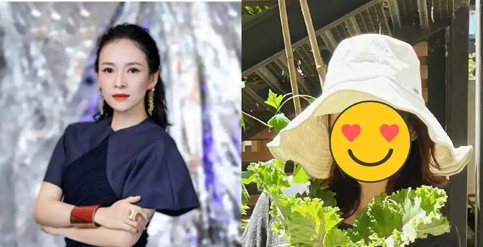 43岁章子怡夸张素颜照曝光,肤况超好网友一看:超有少女感_镜头_小孩