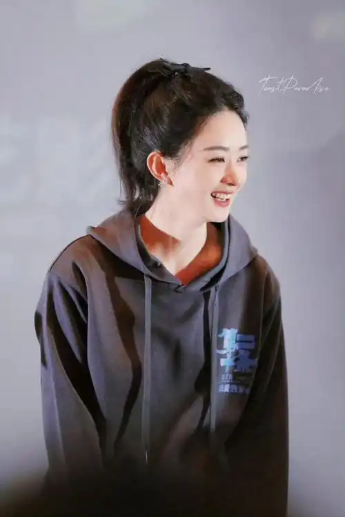 赵丽颖高马尾丽酱好嫩好甜这不是十八岁的嫩宝宝是什么