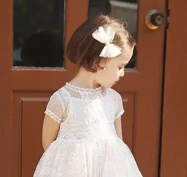 6岁女小童短发发型扎法,儿童可爱短发发型图片