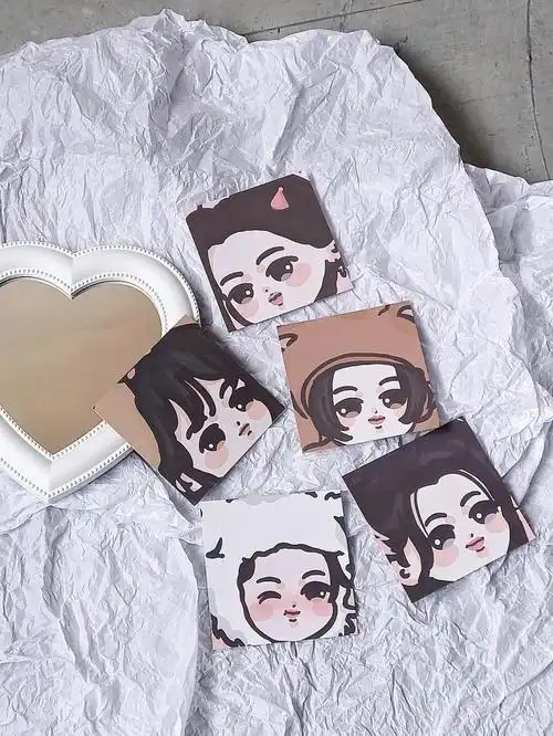 欧阳娜娜q版大头方卡和贴纸