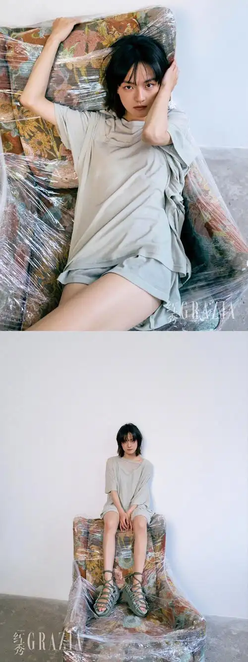 文淇红秀封面##文淇原生自由感大片