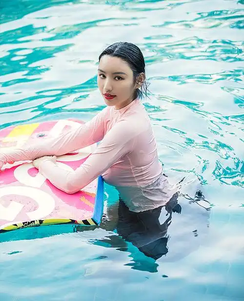 ohsunny户外潜水服女士分体长袖防晒上衣韩版显瘦沙滩泳衣浮潜服