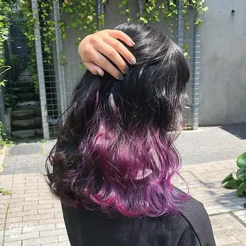 把漂染颜色藏起来,打造惊喜无限发色!|发色|染发|发型_新浪新闻