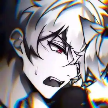 云曦:冷酷高冷黑白动漫男头男生头像