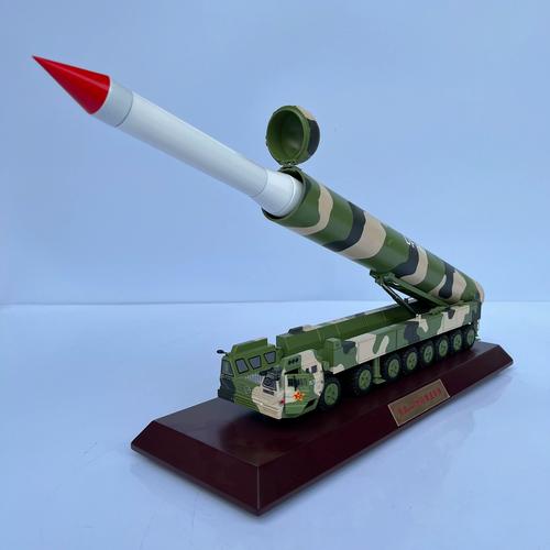 东风-41洲际弹道导弹发射车df军事模型合金坦克战车仿真摆件收藏