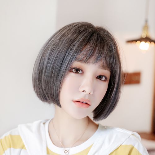 假发女短发圆脸bobo韩国波波头帅气可爱修脸蓬松自然逼真空气刘海