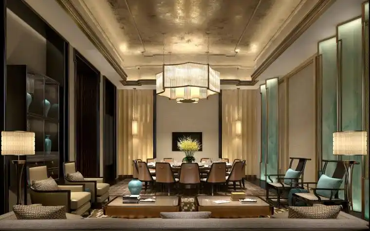 39 中餐厅大包房效果图