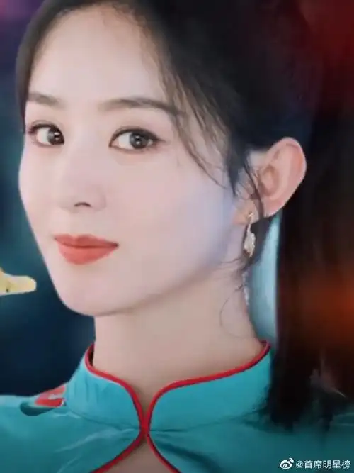 赵丽颖国风旗袍造型