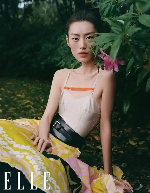 刘雯elle6月刊封面