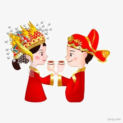 结婚婚庆交杯酒png素材透明免抠图片-产品实物