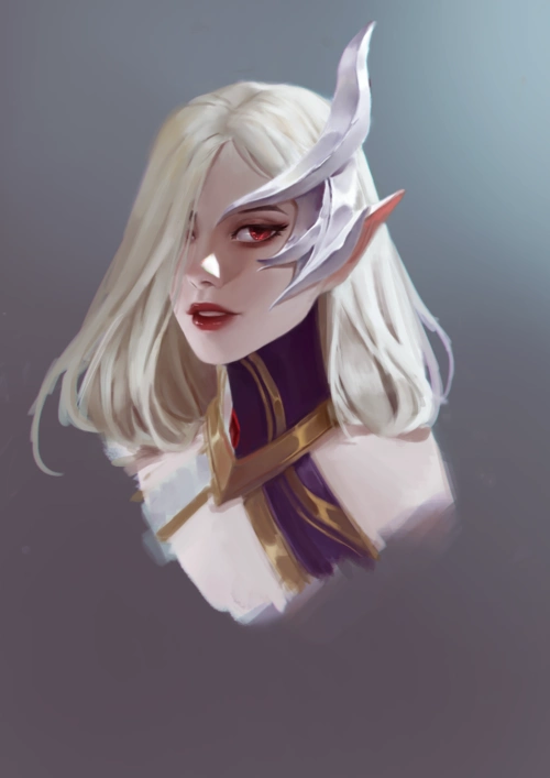 魔女莫甘娜_stargazing--__插画师作品_涂鸦王国gracg.com