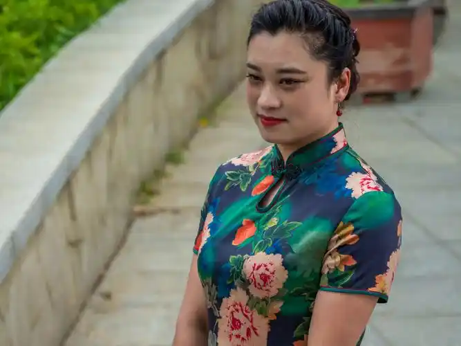 doyafy的美篇南山公园旗袍秀