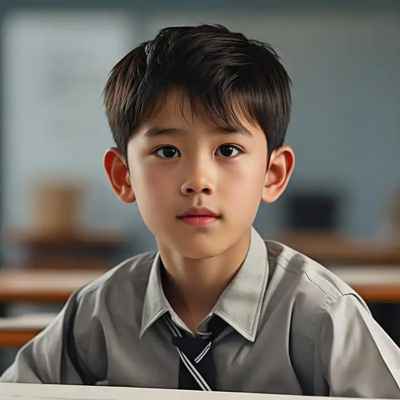 96小学生男孩真人头像精选92 一组超级可爱的小学生男孩真人头像
