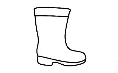 儿童自己穿鞋简笔画,儿童穿鞋子简笔画_大山谷图库