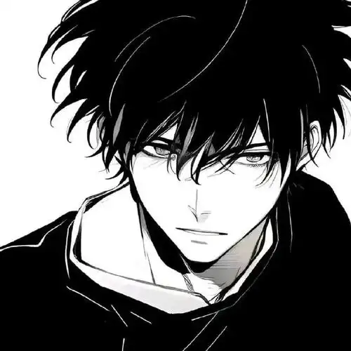 解释就是狡辩于是我学会了沉默#动漫男头黑白##二次元新鲜事