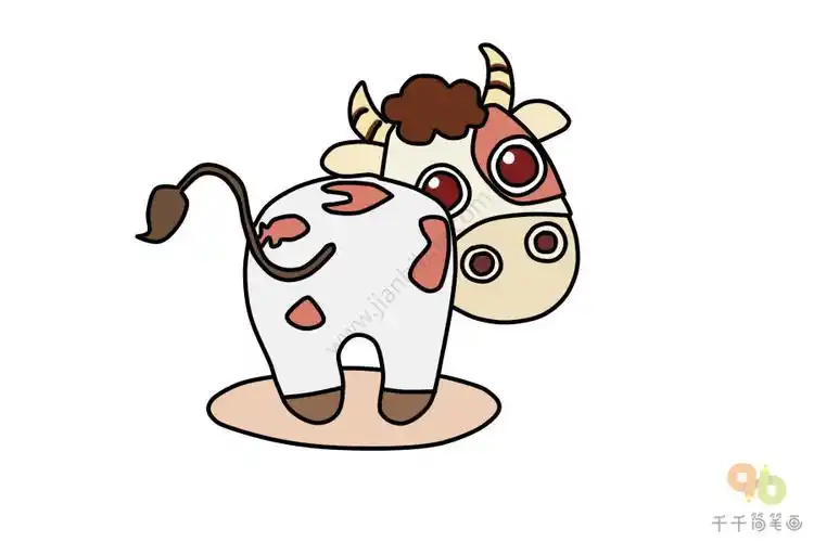 12生肖之牛简笔画
