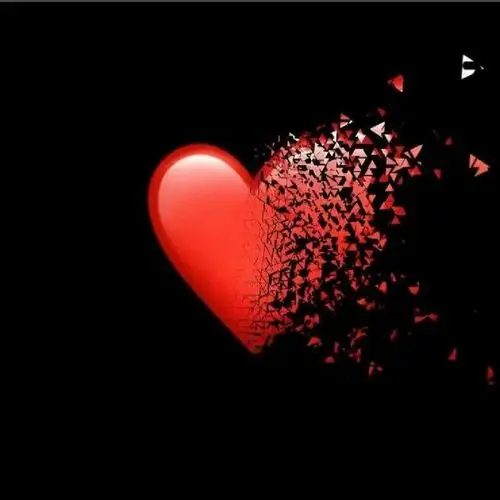 心碎了,碎成渣渣