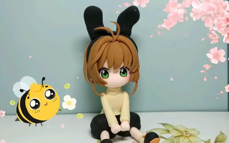 【超轻粘土】【魔卡少女樱】小樱——甜甜呆呆