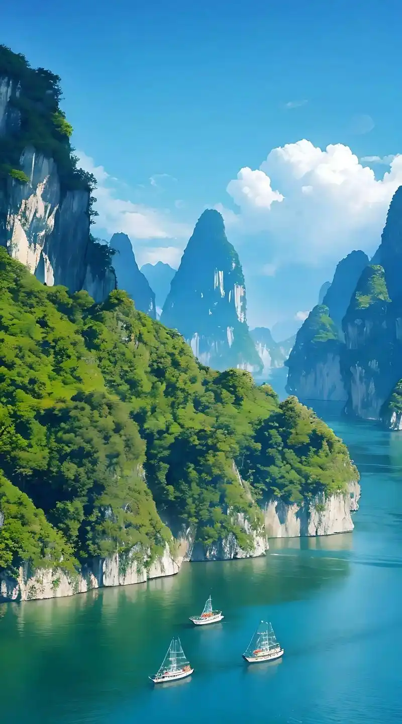 桂林山水甲天下,江山如此多娇,享受大自然的气息和美景#图文伙 - 抖音