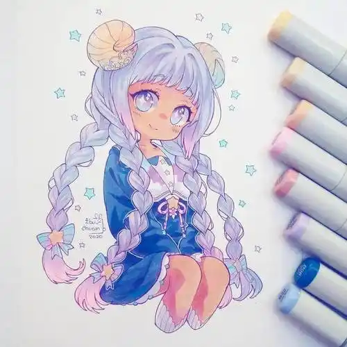 8月最新画人物图片 手绘漫画人物图片