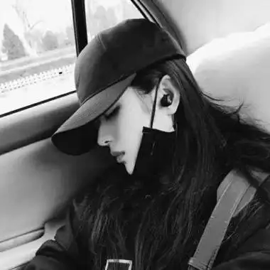 快手头像女黑色系列