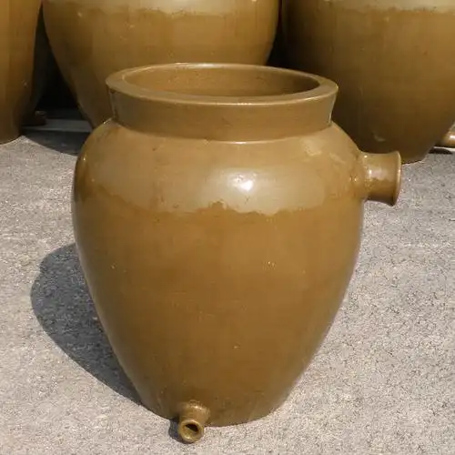 四川土陶传统古法酿酒冷却夹缸双层酩镏缸过滤酒套缸300斤100斤60