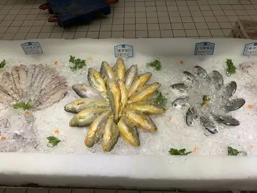 西北区冰鲜台陈列照片