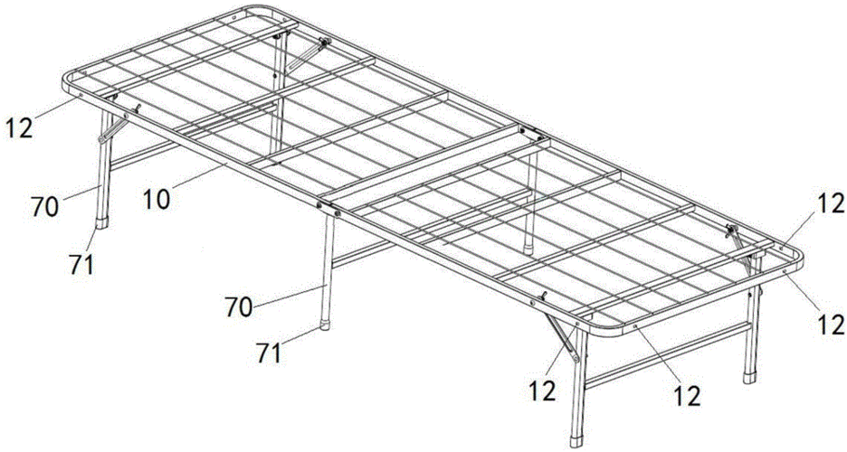 一种新型轴连接结构及单人和多人折叠床的制作方法