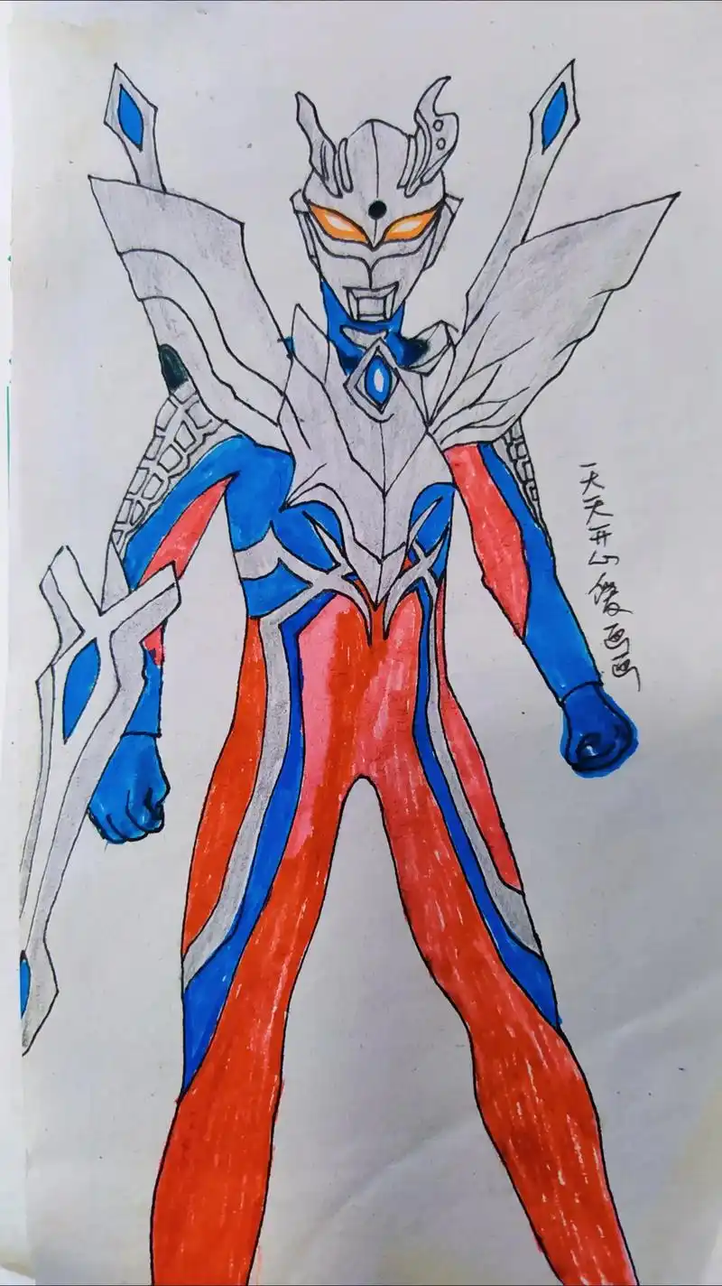 图文种草机 #奥特曼人物简笔画没想到奥特曼还有这么多形态. - 抖音